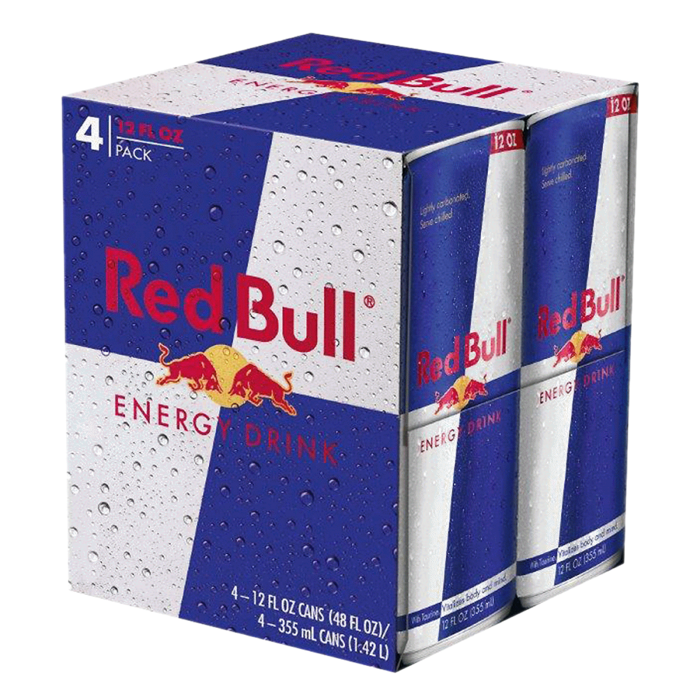 4pack of redbull original